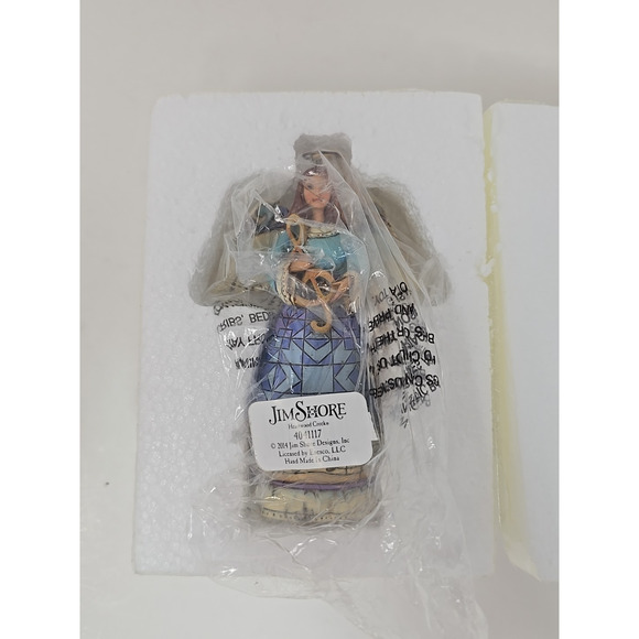 Jim Shore 2014 Musical Note Angel Ornament #404117 in Box JS12 - Picture 7 of 11